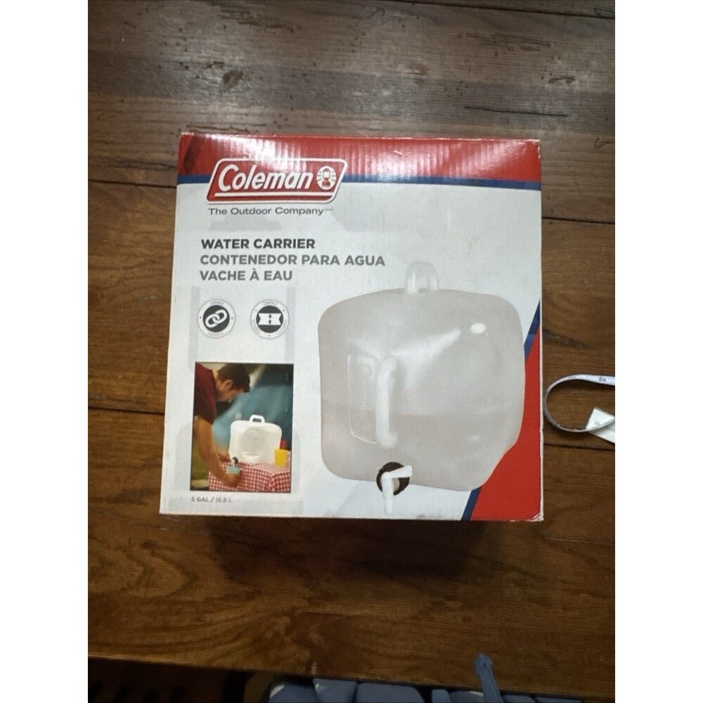 Coleman Water Carrier 5-Gallon Collapsible with 2 Handles Heavy Duty New